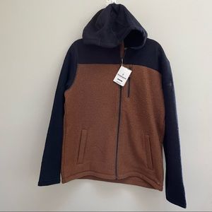 Smartwool men’s sweater with hood zip up Hudson trail NEW men’s size xl